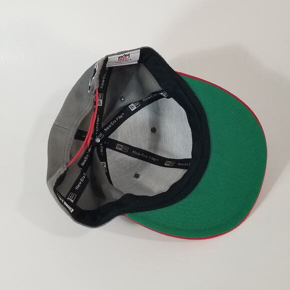 NFL Apparel Houston Texans Cap Hat Snapback Gray Red Vintage Collection - Picture 6 of 7